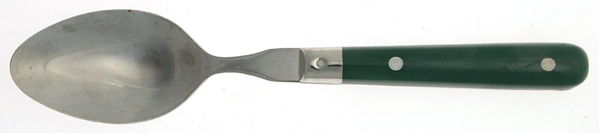 Colours-Hunter Green (Stainless) Place/Oval Soup Spoon by Farberware-1