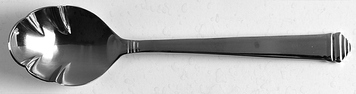 Crown Royale (Stainless) Sugar Shell Spoon by Farberware-1