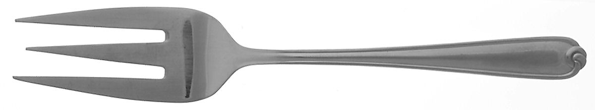 Knot (Stainless, 13%) Medium Solid Cold Meat Serving Fork by Farberware-1