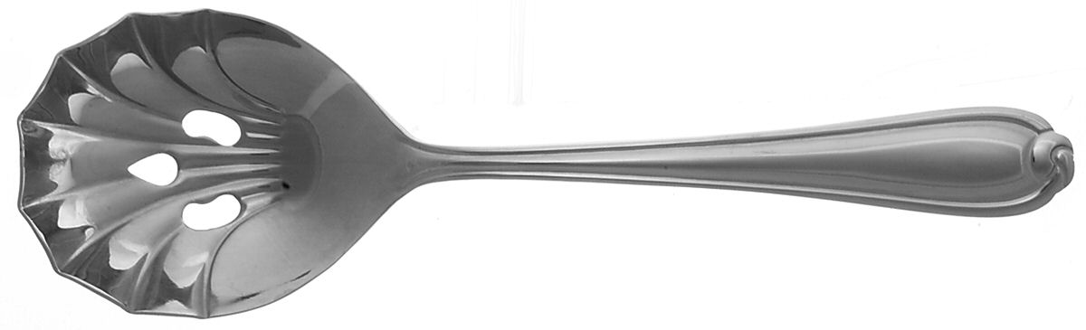 Knot (Stainless, 18-8) Solid Pierced Shell Casserole Spoon by Farberware-1