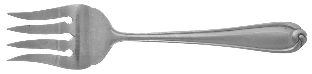 Knot (Stainless, 18-8) Medium Solid Cold Meat Serving Fork by Farberware-1