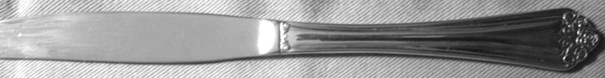 Rosebud-Gold (Gold Electroplate) Modern Hollow Knife by Farberware-1