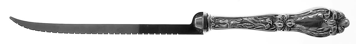 Lily-Floral (Sterling, 1910) Fillet Knife Stainless Blade Individual by Frank Whiting-1