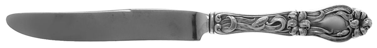 Lily-Floral (Sterling, 1910) New French Hollow Knife by Frank Whiting-1