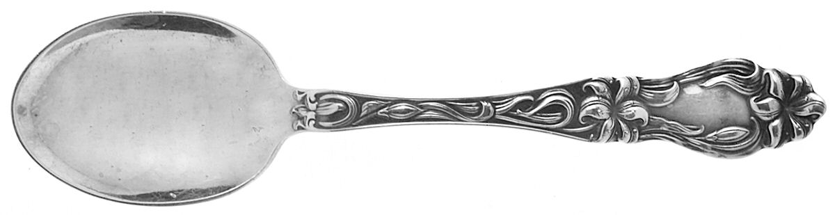 Lily-Floral (Sterling, 1910) Sugar Spoon by Frank Whiting-1