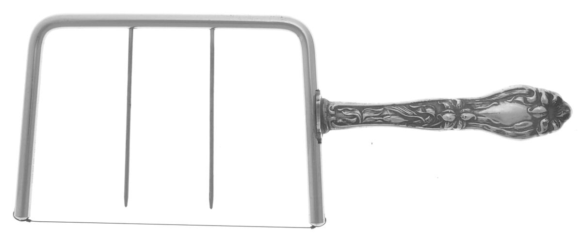Lily-Floral (Sterling, 1910) Wired Cheese Cutter by Frank Whiting-1