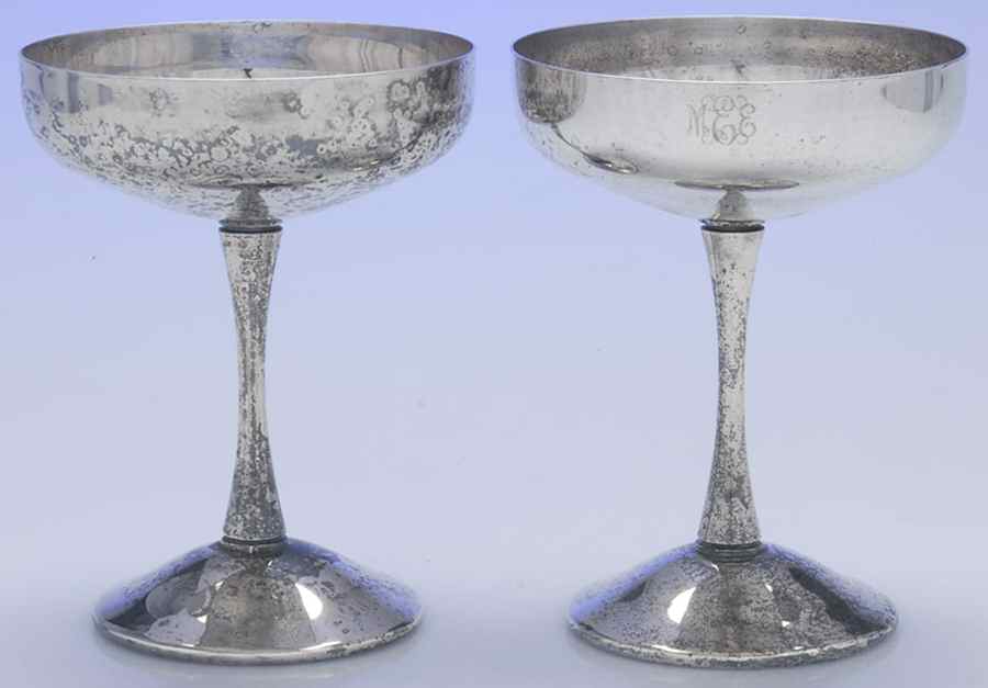 Silverplate Hollowware Champagne/Sherbet - Set of 2 by F B Rogers-1