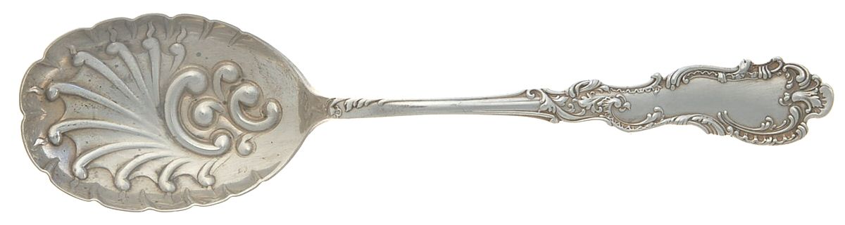 Baronial (Sterling, 1890) Preserve Spoon by Frank Smith-1