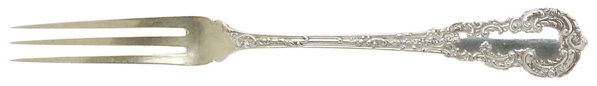 Colbert (Sterling, 1921) Monogram Strawberry Fork by Frank Smith-1