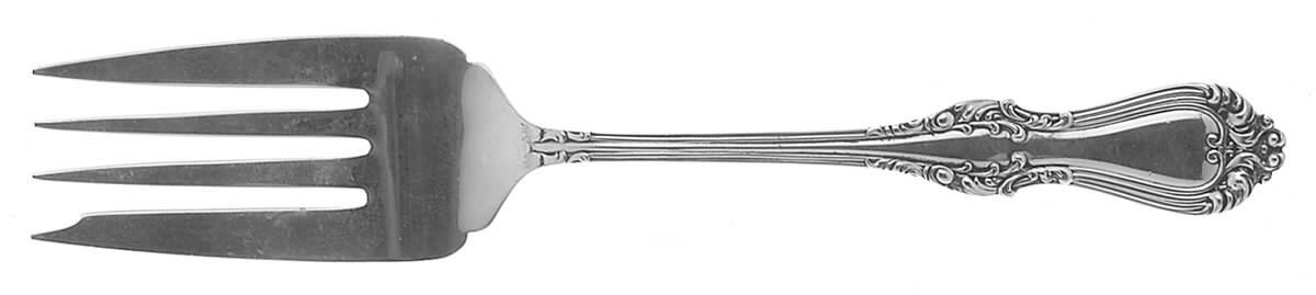 Countess (Sterling, 1928) Small Solid Cold Meat Serving Fork by Frank Smith-1