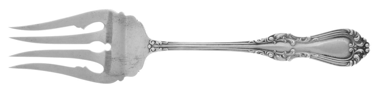 Countess (Sterling, 1928) Medium Solid Cold Meat Serving Fork by Frank Smith-1