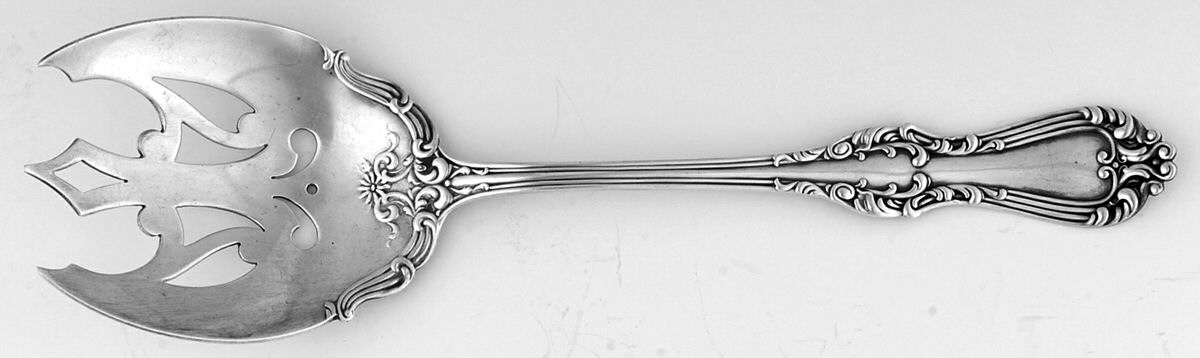 Countess (Sterling, 1928) Vegetable Serving Fork (Solid) by Frank Smith-1