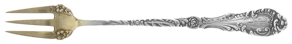 Crystal (Sterling, 1895, 1922) Cocktail/Seafood Fork by Frank Smith-1