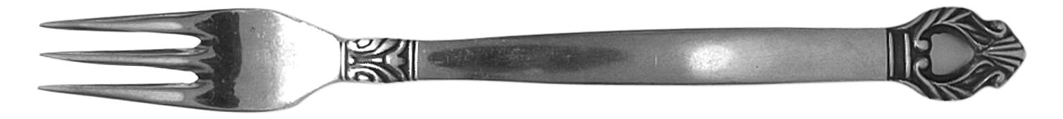 Erika (Stainless) Cocktail/Seafood Fork by F B Rogers-1