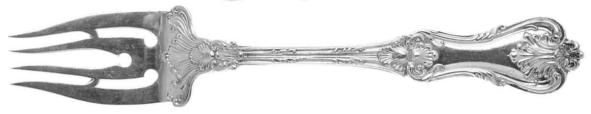 Federal Cotillion (Sterling, 1901, No Monograms) Pastry Fork by Frank Smith-1