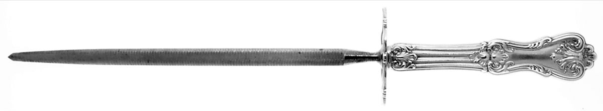 Federal Cotillion (Sterling, 1901, No Monograms) Small Steel Rod Sharpener Knife by Frank Smith-1