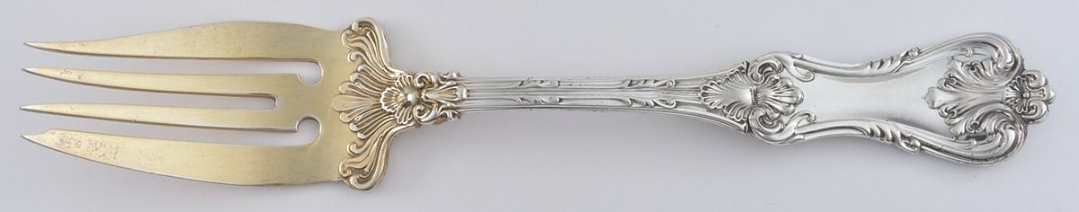 Federal Cotillion (Sterling, 1901, No Monograms) Small Individual Solid Fish/Salad Fork by Frank Smith-1
