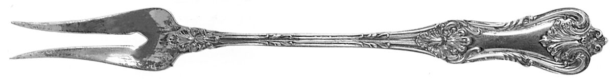 Federal Cotillion (Sterling, 1901, No Monograms) Two-Tine Butter Pick by Frank Smith-1