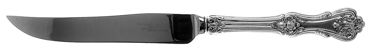 Federal Cotillion (Sterling, 1901, No Monograms) Large Stainless Blade Roast Carving Knife by Frank Smith-1