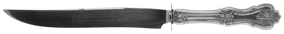 Federal Cotillion (Sterling, 1901, No Monograms) Small Steak Carving Knife with Stainless Blade by Frank Smith-1