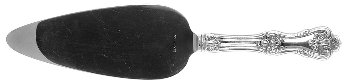Federal Cotillion (Sterling, 1901, No Monograms) Pie Server with Stainless Blade by Frank Smith-1