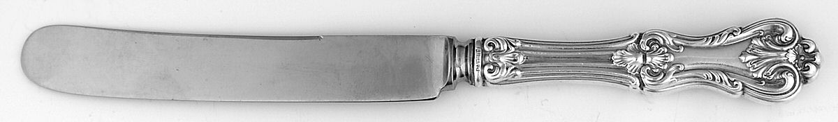 Federal Cotillion (Sterling, 1901, No Monograms) Old French Hollow Knife with Bolster by Frank Smith-1