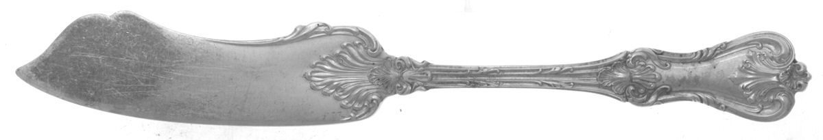 Federal Cotillion (Sterling, 1901, No Monograms) Flat Handle Master Butter Knife by Frank Smith-1