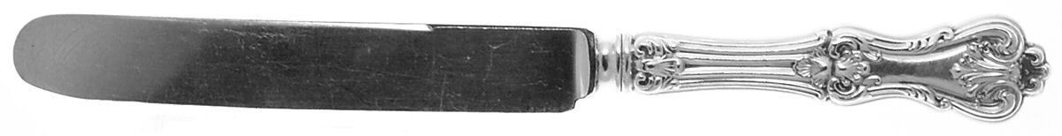 Federal Cotillion (Sterling, 1901, No Monograms) Blunt Hollow Knife with Bolster by Frank Smith-1