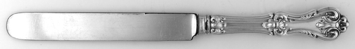 Federal Cotillion (Sterling, 1901, No Monograms) Blunt Hollow Knife with Bolster by Frank Smith-1