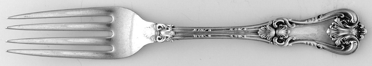 Federal Cotillion (Sterling, 1901, No Monograms) Solid Youth Tea Fork by Frank Smith-1