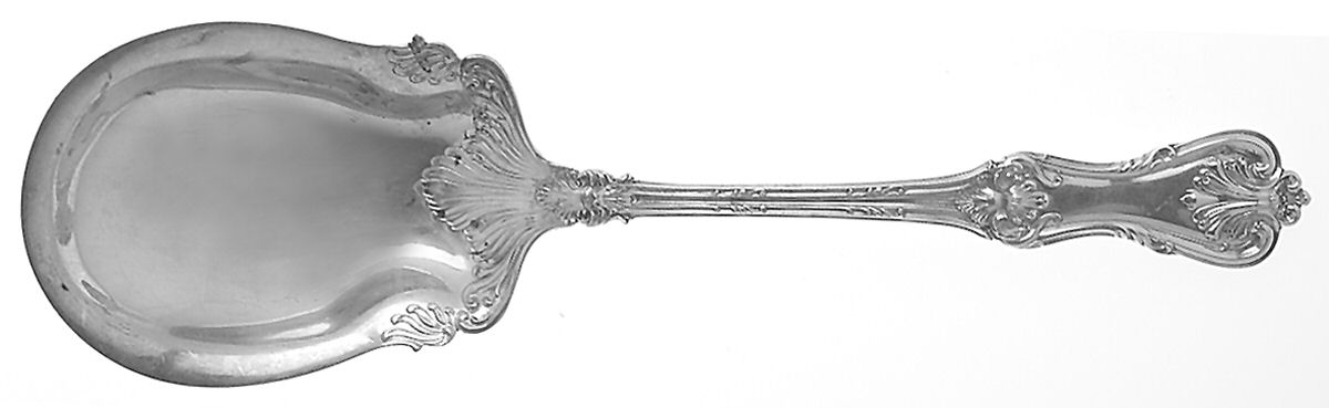 Federal Cotillion (Sterling, 1901, No Monograms) Solid Salad Serving Spoon by Frank Smith-1