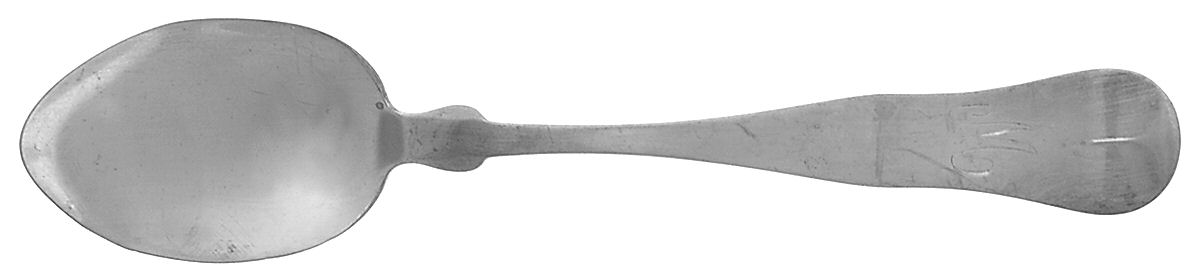 Fiddle (Sterling, 1886) Monogram Teaspoon by Frank Smith-1