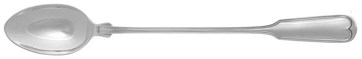 Fiddle Thread (Sterling, 1902, No Monos) Iced Tea Spoon by Frank Smith-1