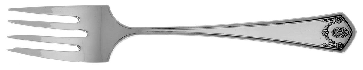 Georgian Garland (Sterling, 1914) Individual Salad Fork by Frank Smith-1