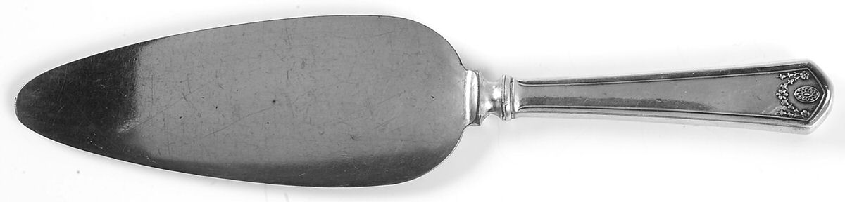 Georgian Garland (Sterling, 1914) Pie Server with Silverplate Blade by Frank Smith-1