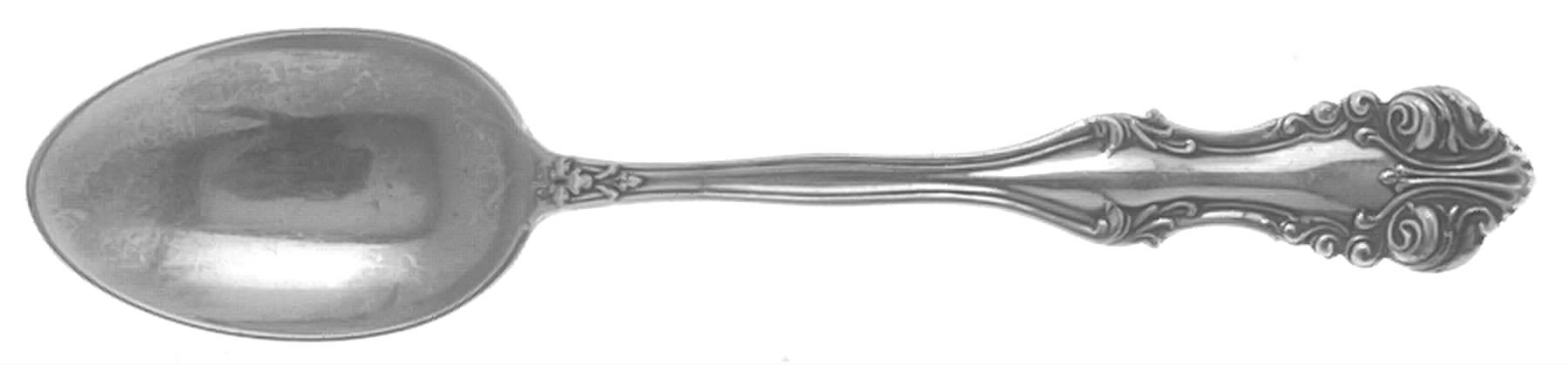 George VI (Sterling, 1912) Dessert/Oval Soup Spoon by Frank Smith-1