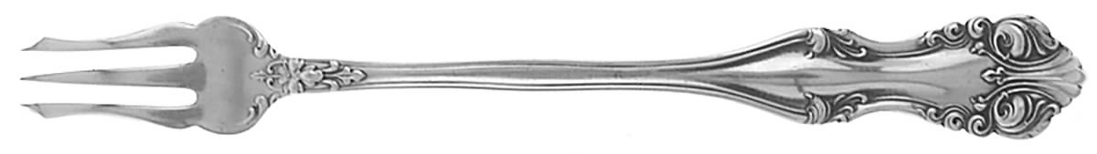 George VI (Sterling, 1912) Oyster Fork by Frank Smith-1