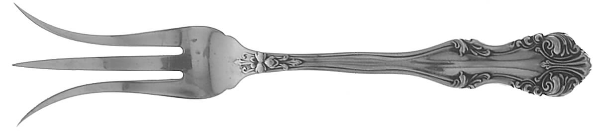 George VI (Sterling, 1912) Lemon Fork by Frank Smith-1