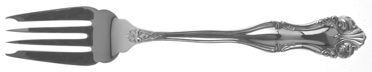 George VI (Sterling, 1912) Individual Solid Fish Fork by Frank Smith-1