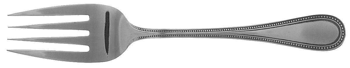Knightsbridge (Stainless) Medium Solid Cold Meat Serving Fork by F B Rogers-1