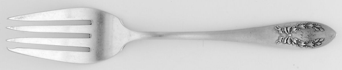 Laurel (Sterling, 1927) Individual Salad Fork by Frank Smith-1