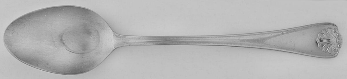Newport Shell (Stainless) Place/Oval Soup Spoon by F B Rogers-1