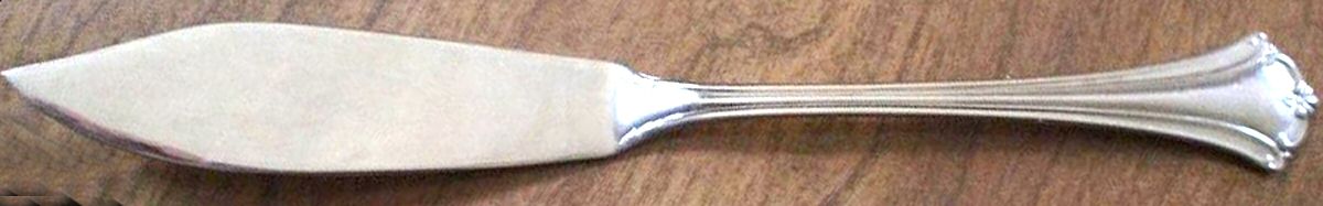 Park Manor (Stainless) Flat Handle Master Butter Knife by F B Rogers-1