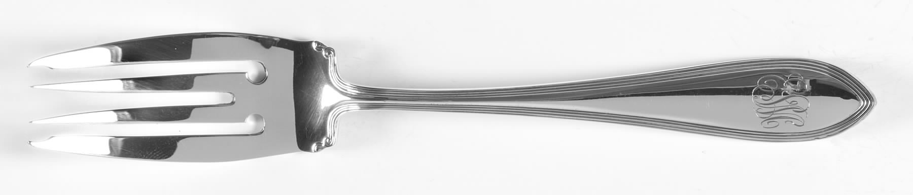 Pilgrim (Sterling, 1909) Individual Solid Fish Fork by Frank Smith-1