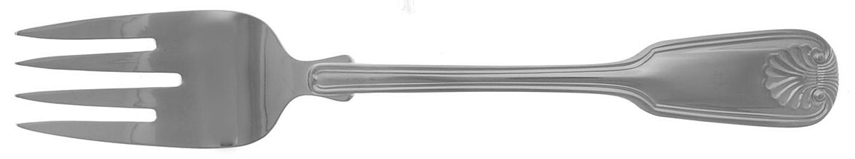 Plymouth Shell (Stainless) Individual Salad Fork by F B Rogers-1