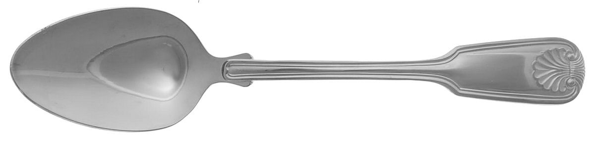 Plymouth Shell (Stainless) Place/Oval Soup Spoon by F B Rogers-1