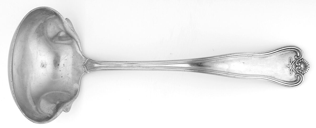 Priscilla (Sterling, 1924, No Monograms) Solid Gravy Ladle by Frank Smith-1