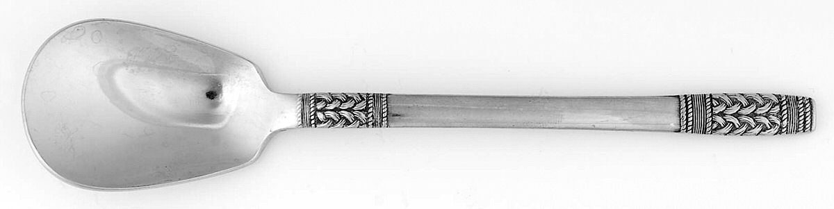 Stonehenge (Stainless) Sugar Spoon by F B Rogers-1