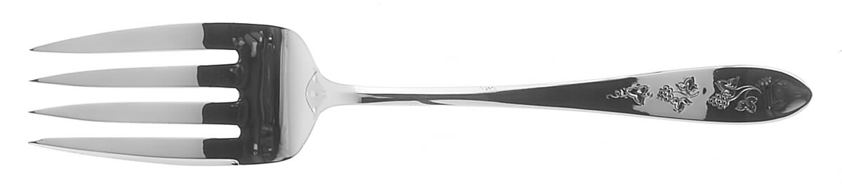 Tokay (Sterling, 1952) Small Solid Cold Meat Serving Fork by Frank Smith-1