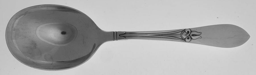 Tulipan (Sterling, 1933) Solid Salad Serving Spoon by Frank Smith-1
